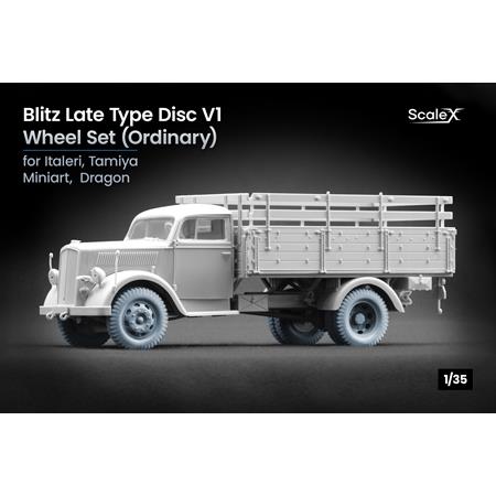 Opel Blitz Disc v1 Late wheel set (Ordinary) 1:35
