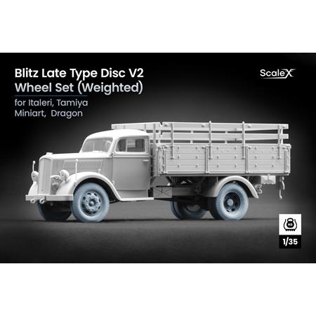 Opel Blitz Disc v2 Late wheel set (Weighted) 1:35