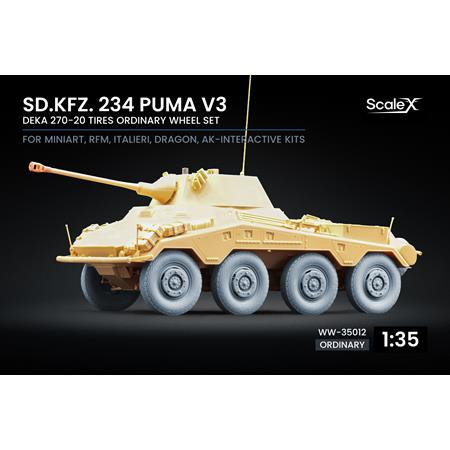 DEKA 270-20 Wheels Sd.Kfz.234 (Ordinary) 1:35