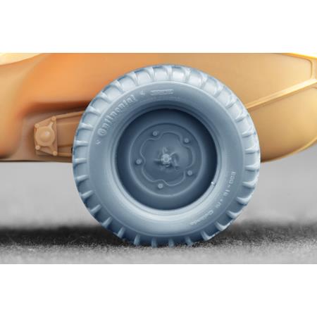 Schwimmwagen Gelände v2 Weighted whee set - 1/35