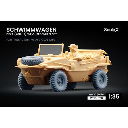 Schwimmwagen Deka Weighted whee set - 1/35