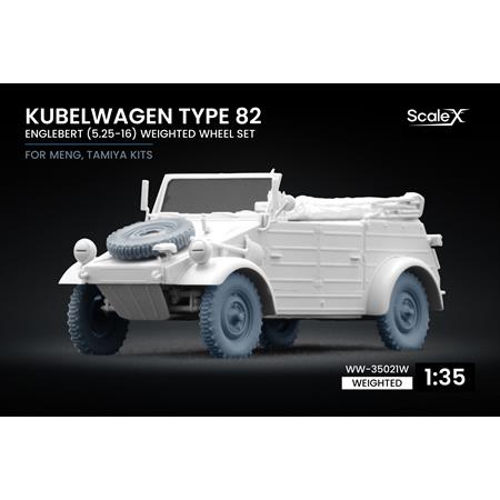 Kübelwagen T.82 Englebert Weighted wheel set- 1/35