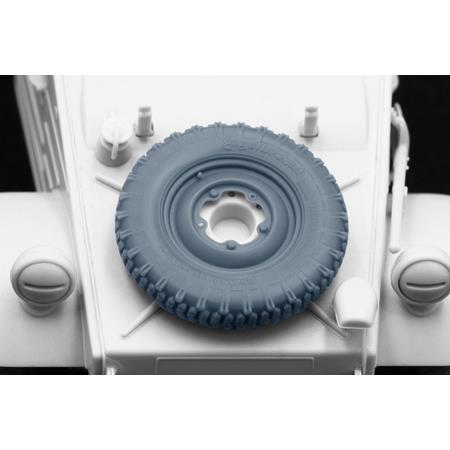 Kübelwagen T.82 Englebert Weighted wheel set- 1/35