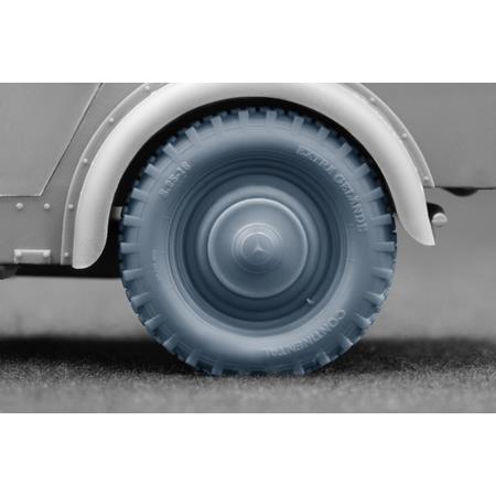 Kfz.1 Type-170 VK Gelände Weighted wheel set- 1/35