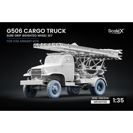 G506 Cargo Truck Sure Grip weight.wheel set - 1/35