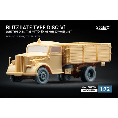 Blitz Late v1 wheel set (Weighted) 1:72