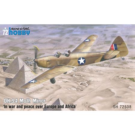 DH.94 Moth Minor War + peace over Europe + Africa
