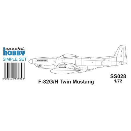 North American F-82G / H Twin Mustang - Simple Set