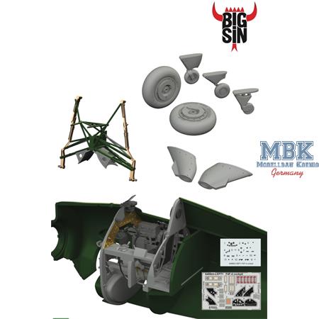 BIG SIN:  Grumman F4F-4 Wildcat ESSENTIAL 1/48