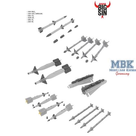 BIG SIN: F/A-F-18E F/A-18F Super Hornet armament