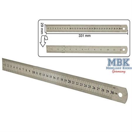 MBK Stahllineal 30cm