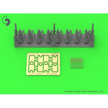IJN Type 96 25mm SINGLE mount - (8pcs) 1:200