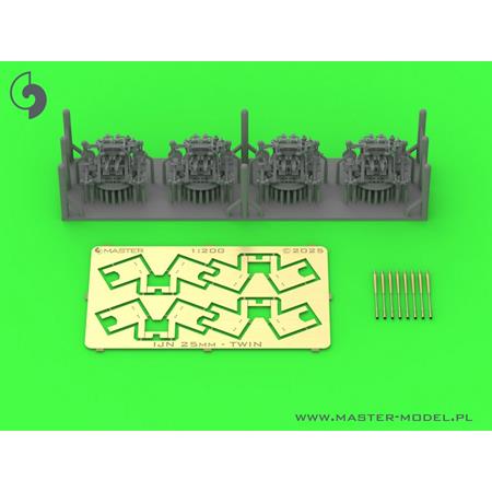 IJN Type 96 25mm TWIN mount - LATE 1:200