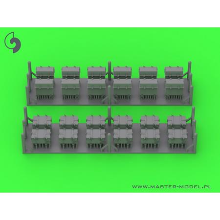 IJN Type 96 25mm AMMO BOXES - two types 1:200