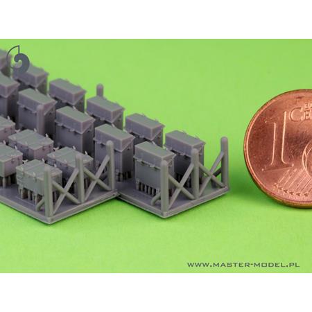 IJN Type 96 25mm AMMO BOXES - two types 1:200