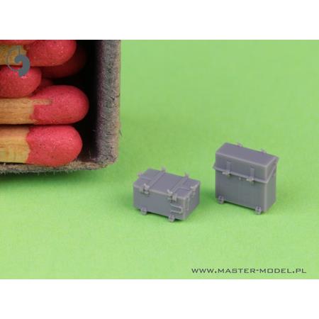 IJN Type 96 25mm AMMO BOXES - two types 1:200