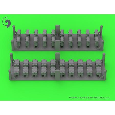 IJN Type 96 25mm AMMO BOXES - two types 1:350