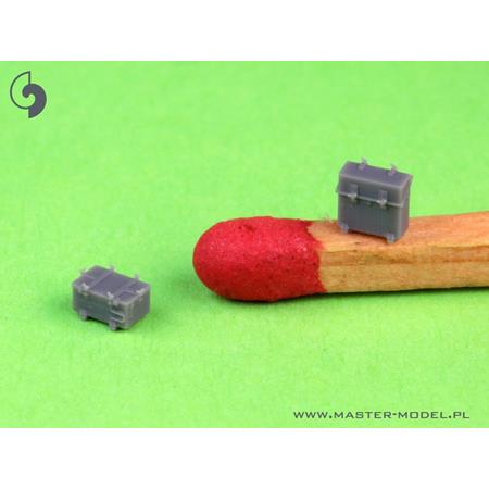 IJN Type 96 25mm AMMO BOXES - two types 1:350