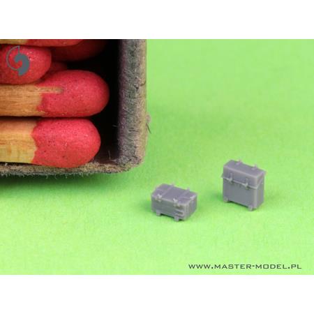 IJN Type 96 25mm AMMO BOXES - two types 1:350