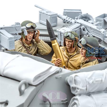 WWII U.S. M10 Tank Crew (1:16)