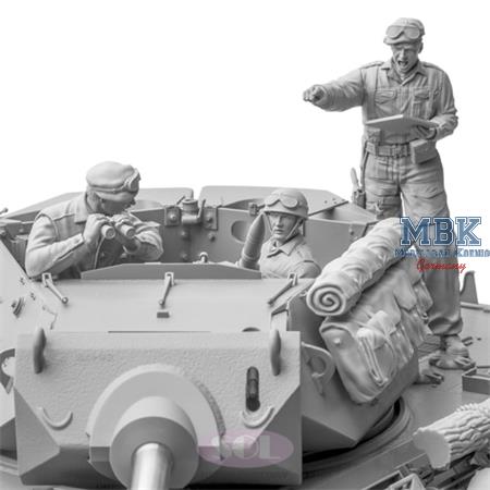 WWII M10 Achilles Tank Crew (1:16)