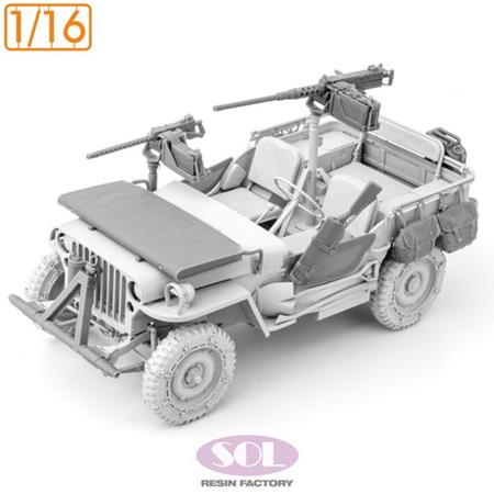 WWII U.S.Army 1/4 t Utility Tr. Detail up Kit 1:16
