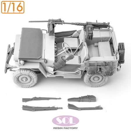 WWII U.S.Army 1/4 t Utility Tr. Detail up Kit 1:16