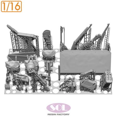 WWII U.S.Army 1/4 t Utility Tr. Detail up Kit 1:16