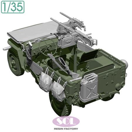 WWII U.S.Army 1/4 t Utility Tr. Detail up Kit 1:35