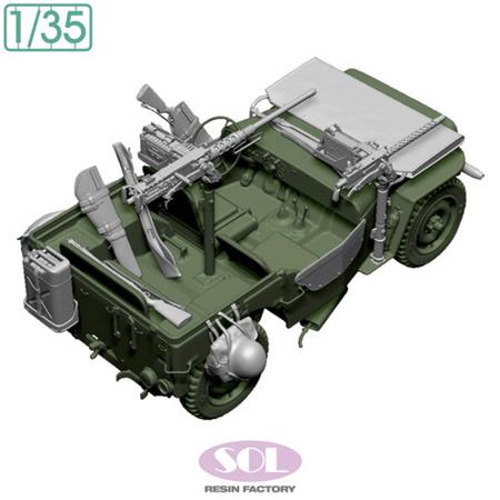 WWII U.S.Army 1/4 t Utility Tr. Detail up Kit 1:35