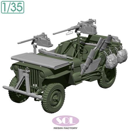 WWII U.S.Army 1/4 t Utility Tr. Detail up Kit 1:35