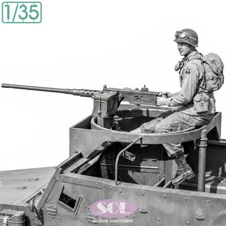 U.S. Army Gunner & M2 cal.50 for M3A1 1:35