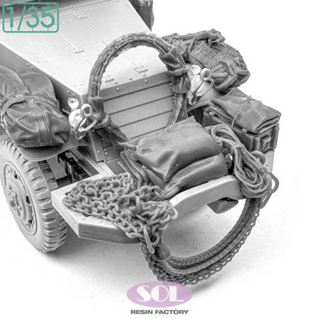 M3A1 Accessory Set (Dragon) (3D printed kit) 1:35