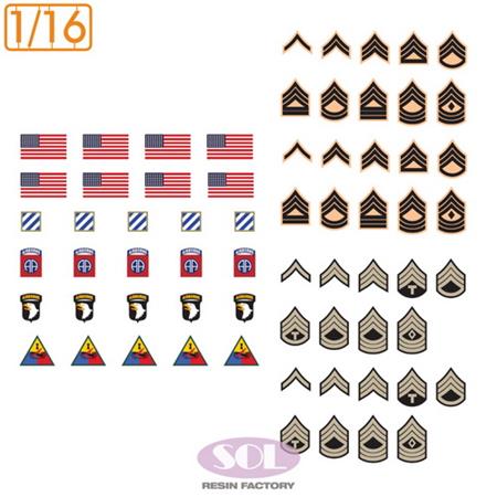 WWII U.S. Army Insignia #4 (1:16)