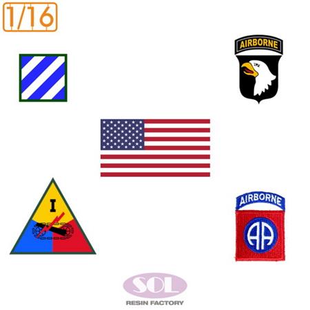WWII U.S. Army Insignia #4 (1:16)