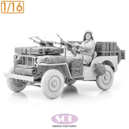 WWII Brit.SAS 1/4 Ton 4x4 Patrol Car Conv. 2 1:16