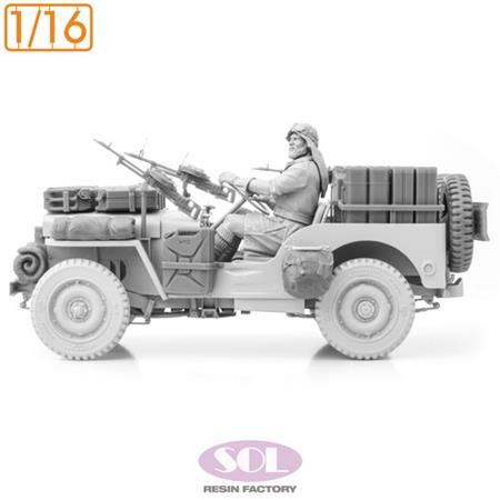 WWII Brit.SAS 1/4 Ton 4x4 Patrol Car Conv. 2 1:16