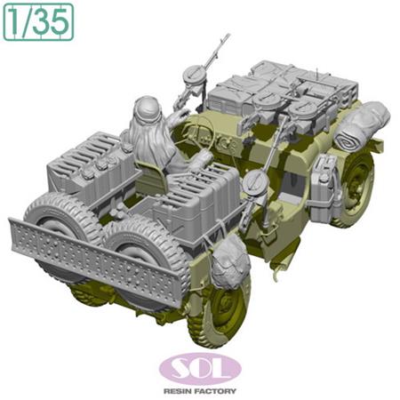 WWII Brit.SAS 1/4 Ton 4x4 Patrol Car Conv. 2 1:35