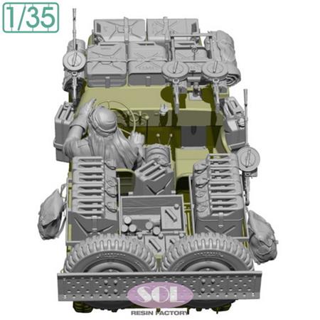WWII Brit.SAS 1/4 Ton 4x4 Patrol Car Conv. 2 1:35