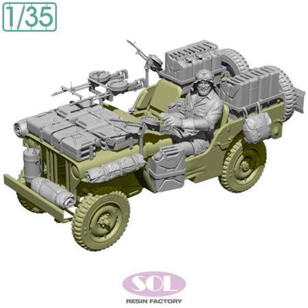 WWII Brit.SAS 1/4 Ton 4x4 Patrol Car Conv. 2 1:35