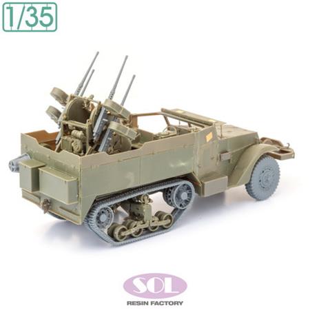 Detail up set f.WWII U.S. Army M16 MG MC (AFV Cl.)