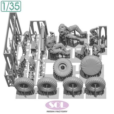 WWII German Schwimmwagen Upgrade Kit 2 (for TAMIYA