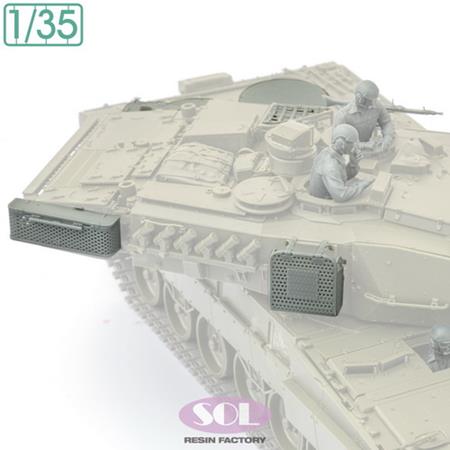 Detail-up mesh parts f. Leopard 2A7V (Tamiya) 1:35