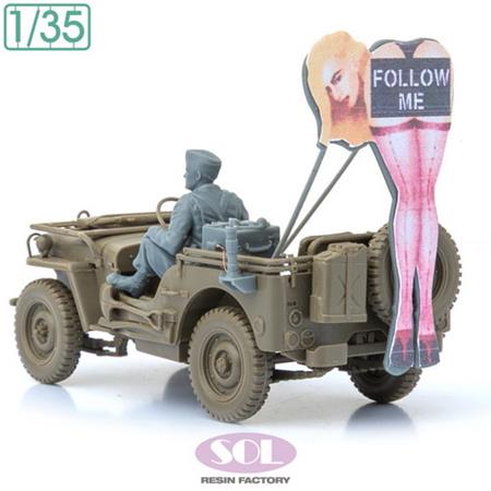 Conv.Kit f. U.S. Army 1/4ton 4x4 truck FOLLOW ME