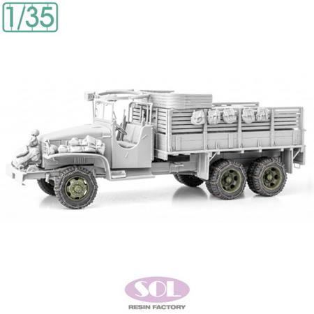 U.S 2.5t 6x6 Cargo Truck Tires w/ chains (Tamiya)