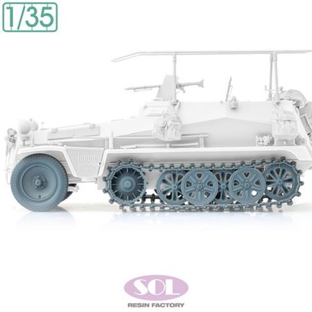 Sd.kfz.250/3 Weighted Wheel & Track Set (Tamiya)