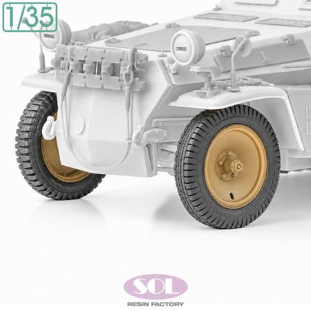 Sd.kfz.250/3 Weighted Wheel Set (Tamiya)