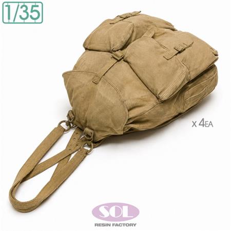 WWII German M41 Tropical Rucksack Set - 10x (1:35)