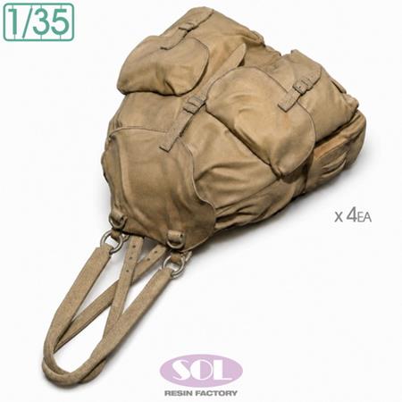 WWII German M41 Tropical Rucksack Set - 10x (1:35)