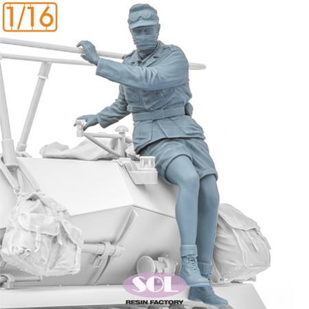 Sd.Kfz. 250/3 Crew 1 (for Das Werk) 1:16